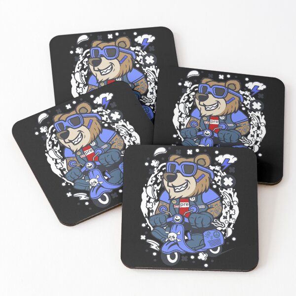 Item preview, Bear Scooterist designed and sold by Casparbuisness.