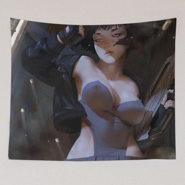 Item preview, Mokoto Kusanagi Ghost in the Shell Artistic Drawing designed and sold by KarinaTaisha.