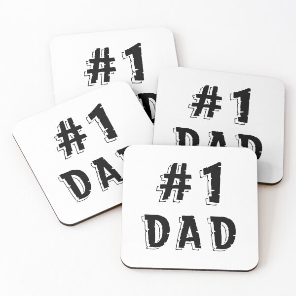 Item preview, Number 1 Dad Text Art Design designed and sold by Ludovic Geusa.