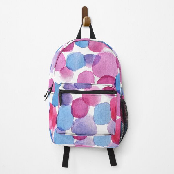 Item preview, Abstract pattern of watercolor paint blots. Pink and blue delicate circles designed and sold by IrinaVaneeva.