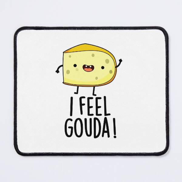 Item preview, I Feel Gouda Funny Cheese Puns  designed and sold by punnybone.