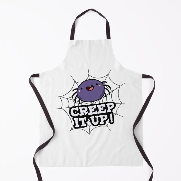 Item preview, Creep It Up Funny Positive Spider Puns designed and sold by punnybone.