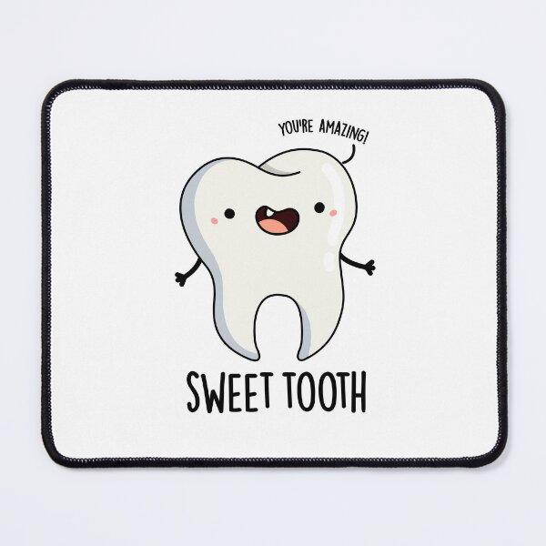 Item preview, Sweet Tooth Funny Dental Puns designed and sold by punnybone.