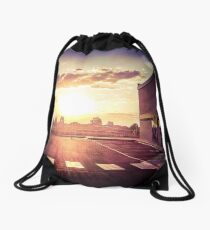 Urban Sunset Drawstring Bag