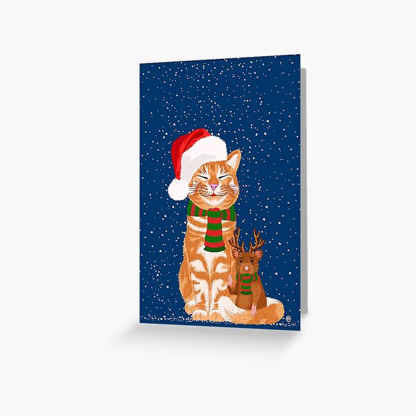 Christmas Buddies Greeting Card