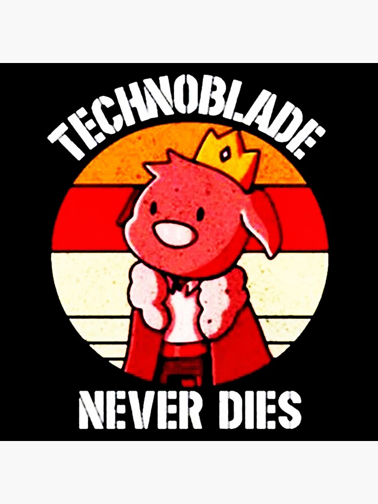 Disover Technoblade Never Dies Premium Matte Vertical Poster