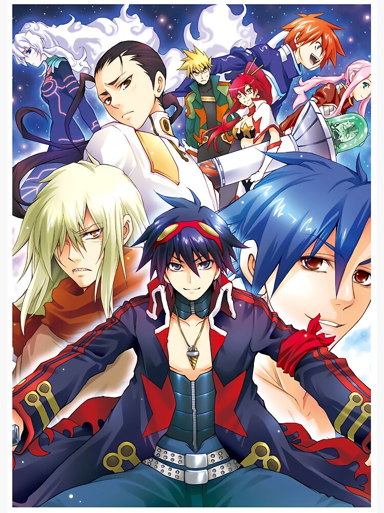 Tengen Toppa Gurren Lagann anime Art Board Print for Sale by