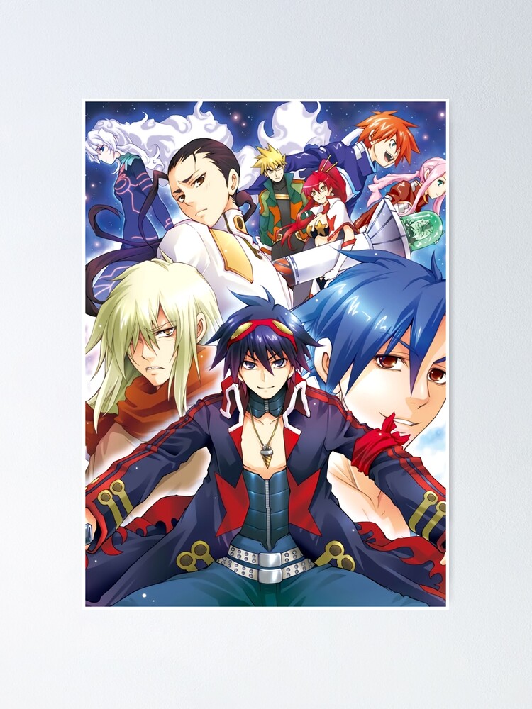 Kamina and Simon Gurren Lagann Weatherproof Anime Sticker 6