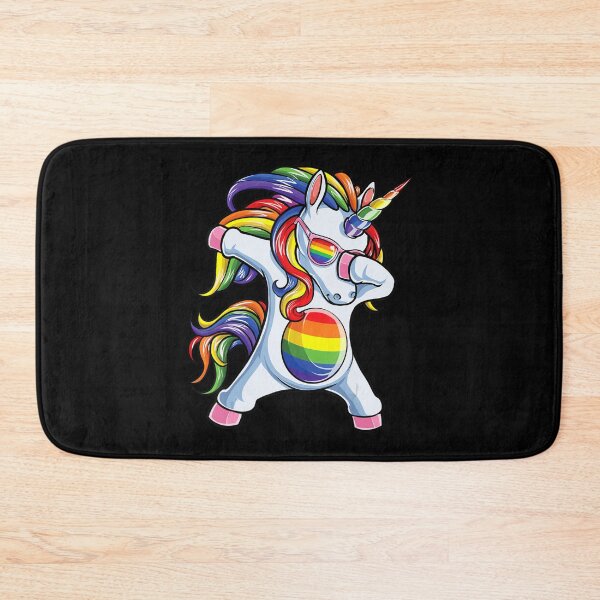 Item preview, Dabbing Unicorn Gay Pride Lgbt Lesbian Rainbow Flag designed and sold by FankkaGanri.