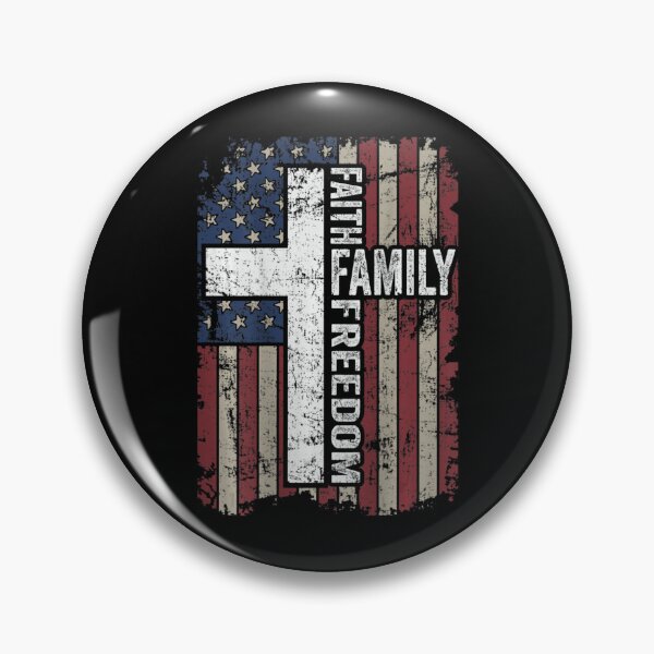 Item preview, Faith Family Freedom Christian Vintage Usa Flag On Back designed and sold by FankkaGanri.