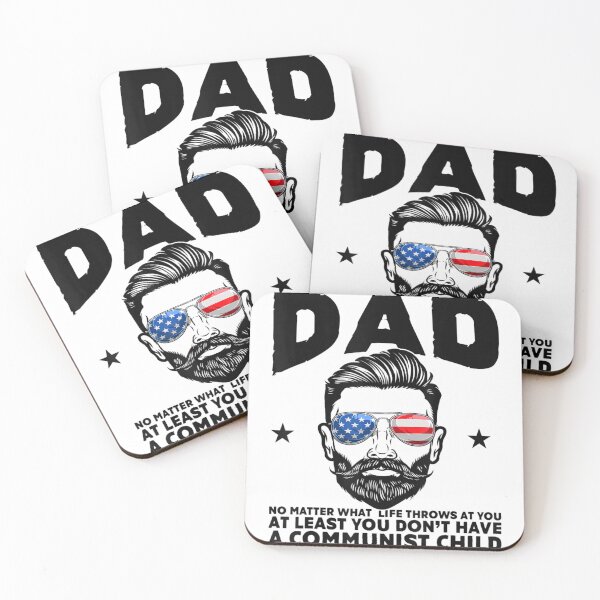 Item preview, Dad At Least You Don't Have A Communist Child American Flag designed and sold by FankkaGanri.