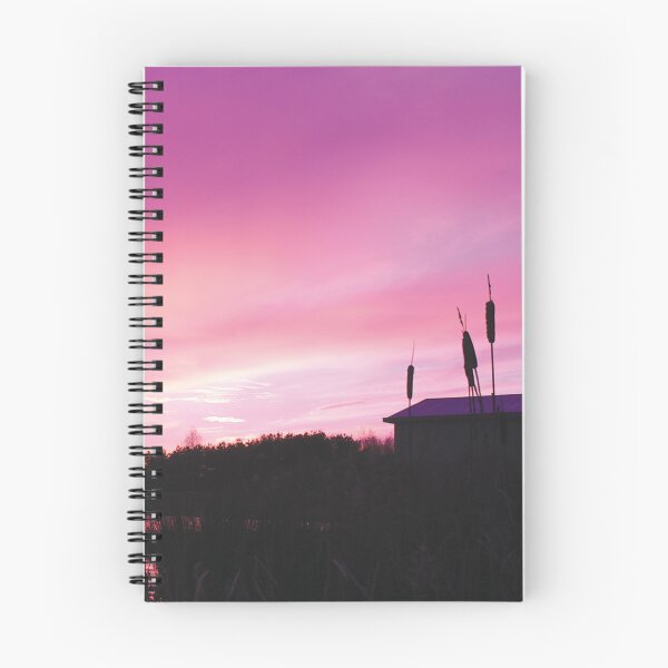 Item preview, Farm by the Lake - Purple Sunset - Watercolor Painting 2 designed and sold by Unaiza Khalid.