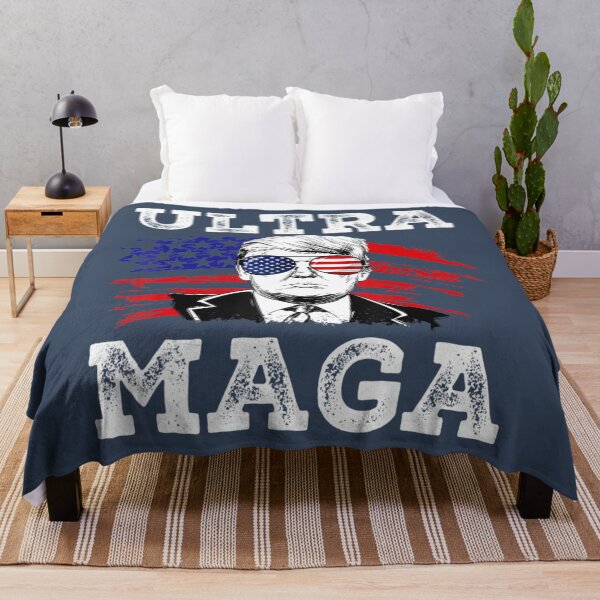 Item preview, Distressed Ultra Maga Trump Usa Flag Anti Biden Patriotic designed and sold by FankkaGanri.