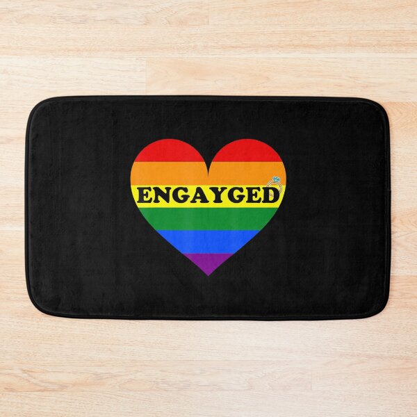 Item preview, Engayged Gay Pride Month Rainbow Flag Equality Lgbtq designed and sold by FankkaGanri.