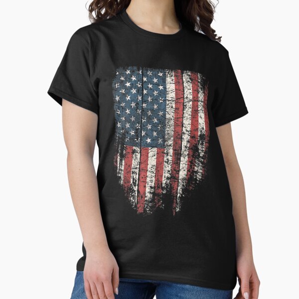 Item preview, Distressed Usa Flag Women Men, Patriotic American Flag designed and sold by FankkaGanri.