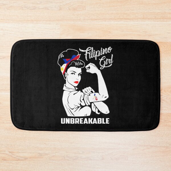 Item preview, Filipino Girl Unbreakable Heritage Philippines Flag designed and sold by FankkaGanri.
