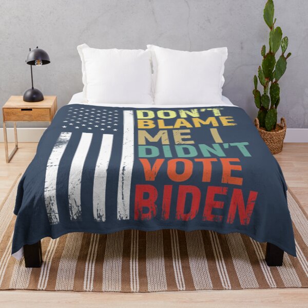 Item preview, Don't Blame Me I Didn't Vote Biden Usa Flag Anti Biden designed and sold by FankkaGanri.