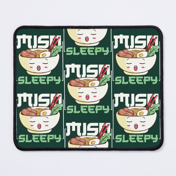 Item preview, Miso Sleepy Ramen For A Anime Manga Fan designed and sold by ButaIkura.