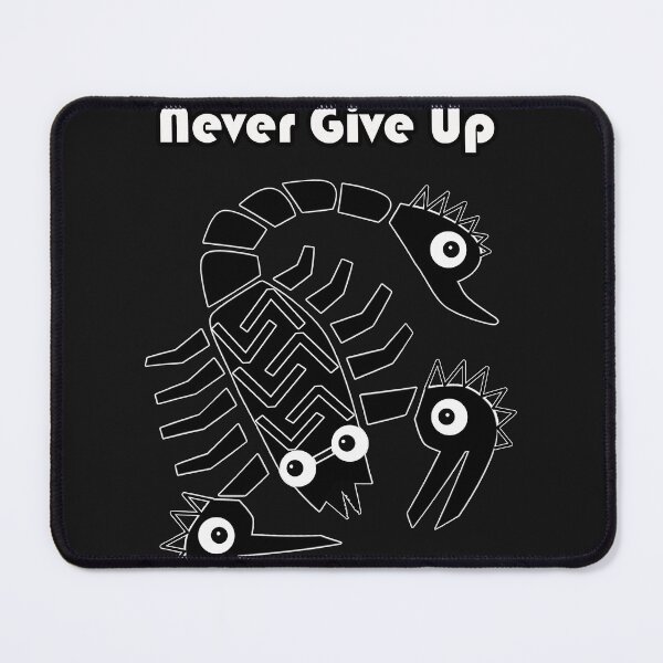 Item preview, Never give up white designed and sold by ivanoel.