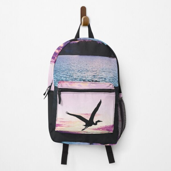 Item preview, Crane Flying on Lake Sunset - Watercolor Painting 2 designed and sold by Unaiza Khalid.
