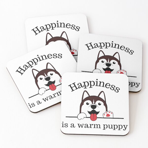 Item preview, Happiness is a warm puppy designed and sold by Samanthi De Silva.