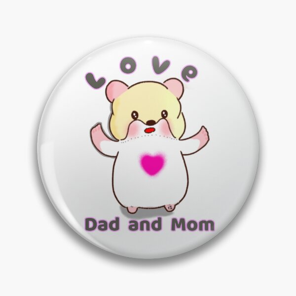Item preview, Hamster | Hamster Lovers | Hamster cute - Hamster Lover Love Dad and Mom designed and sold by FennyWijayaMomo.