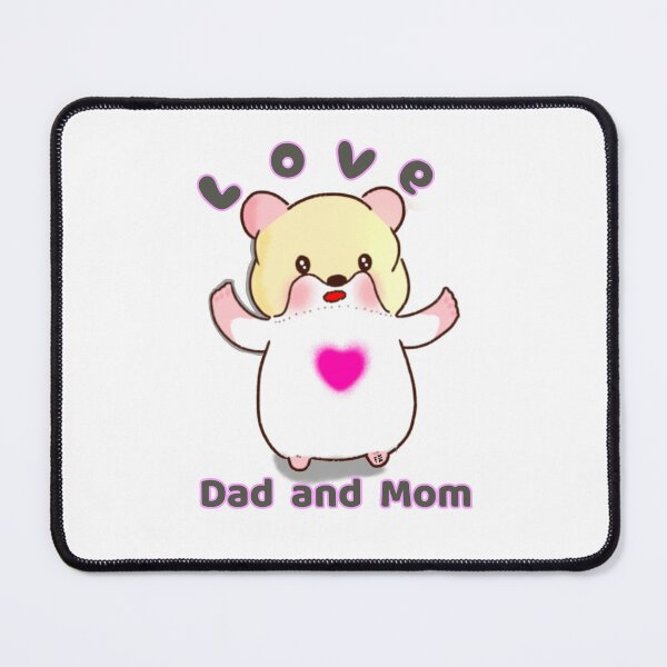 Item preview, Hamster | Hamster Lovers | Hamster cute - Hamster Lover Love Dad and Mom designed and sold by FennyWijayaMomo.