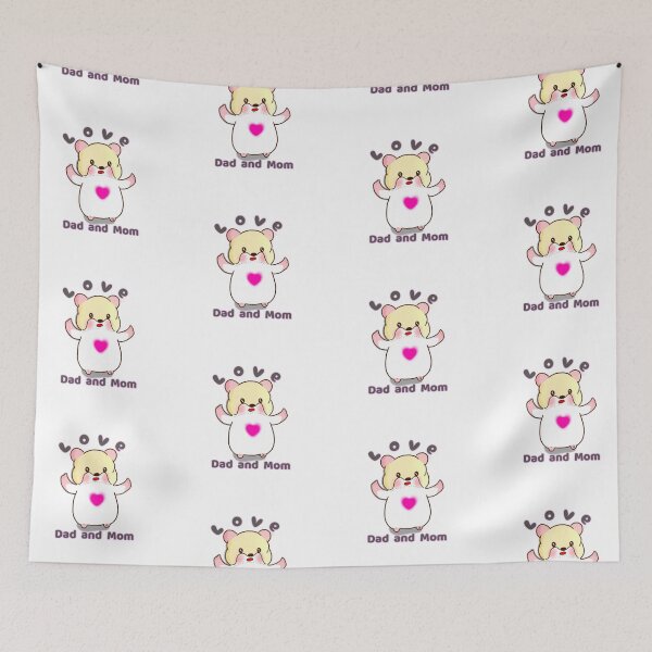 Item preview, Hamster | Hamster Lovers | Hamster cute - Hamster Lover Love Dad and Mom designed and sold by FennyWijayaMomo.