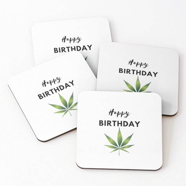 Item preview, Cannabis - Happy Birthday designed and sold by BestDesignbySof.