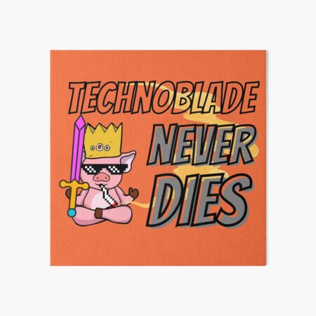 technoblade never dies games | Art Board Print