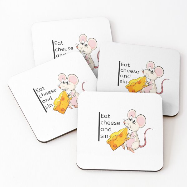Item preview, Eat cheese and sin  designed and sold by Desgin0001.