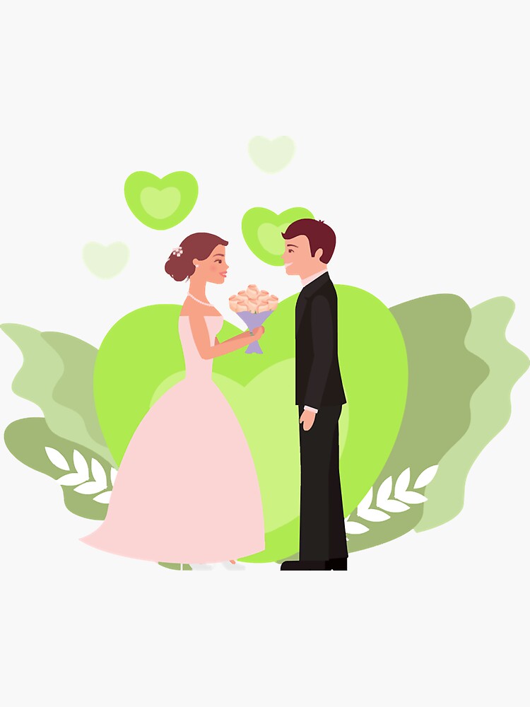 Bride Wedding Sticker