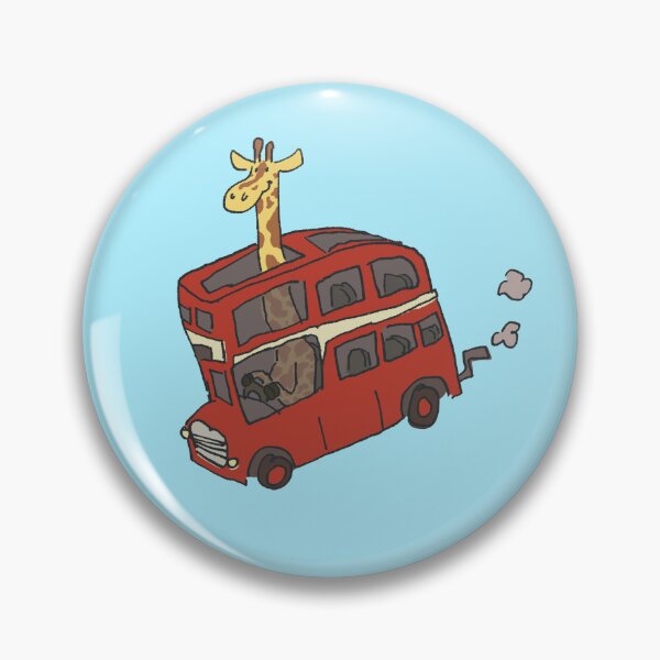 Item preview, Double Decker Bus Giraffe  designed and sold by sprout00.