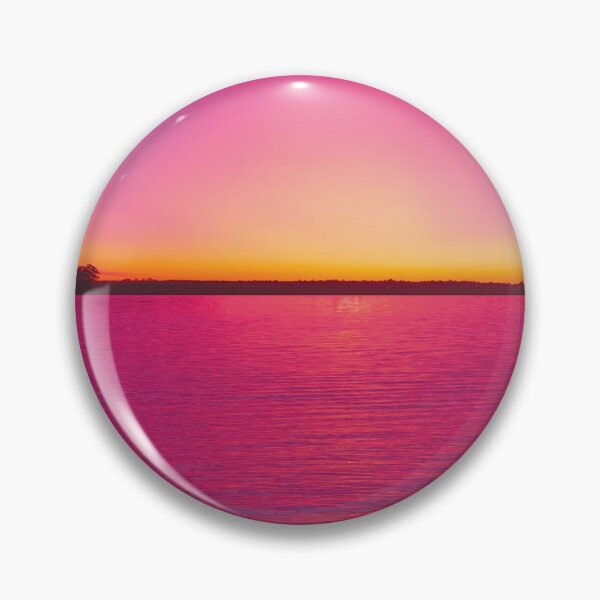 Item preview, Beach Pink Sunset - Watercolor Painting designed and sold by Unaiza Khalid.