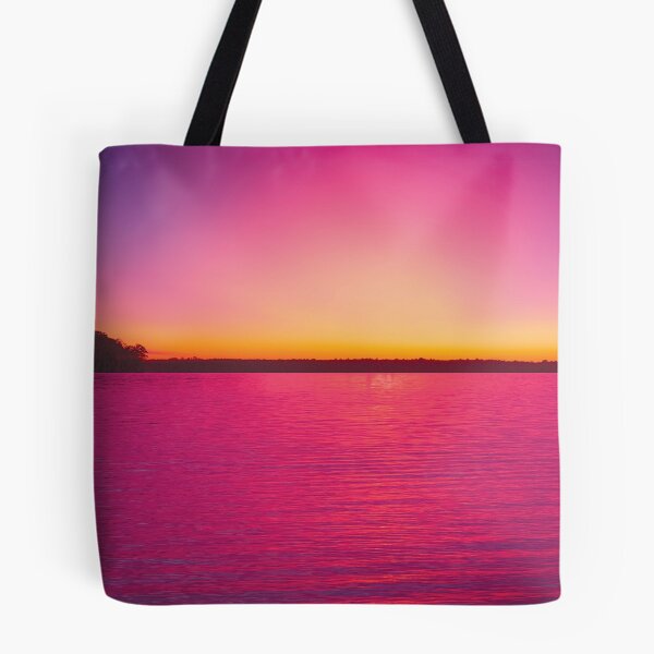 Item preview, Beach Pink Sunset - Watercolor Painting designed and sold by Unaiza Khalid.