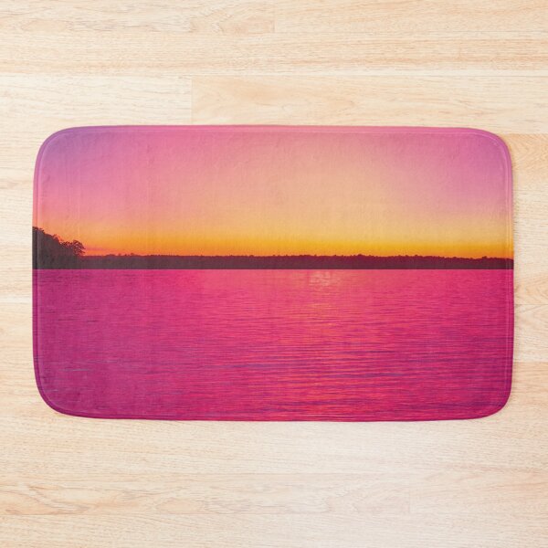 Item preview, Beach Pink Sunset - Watercolor Painting designed and sold by Unaiza Khalid.