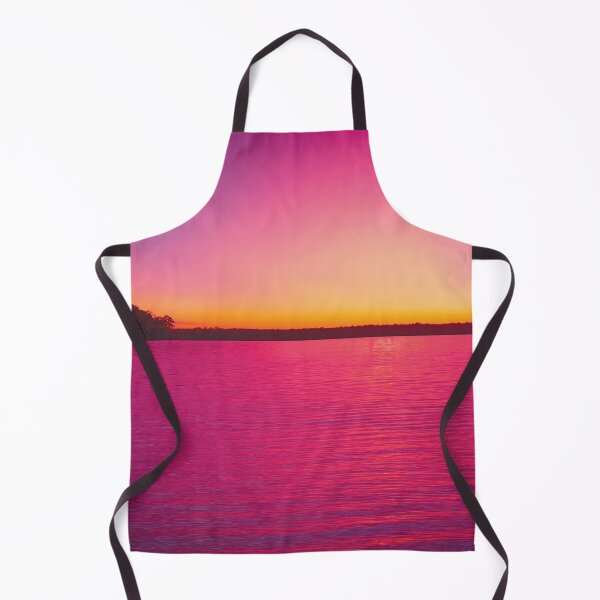 Item preview, Beach Pink Sunset - Watercolor Painting designed and sold by Unaiza Khalid.