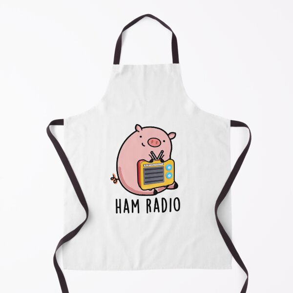 Item preview, Ham Radio Funny Pig Puns designed and sold by punnybone.