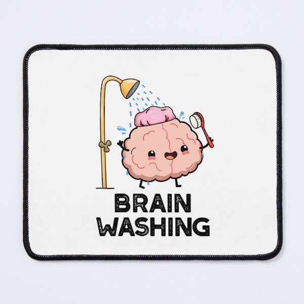 Item preview, Brain Washing Funny Anatomy Puns  designed and sold by punnybone.