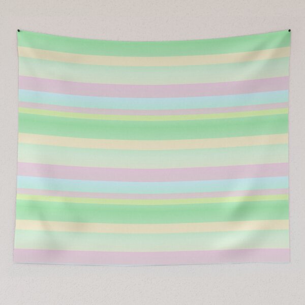 Item preview, Minimalist color palette striped | Pastel color palette horizontal striped designed and sold by lausn.