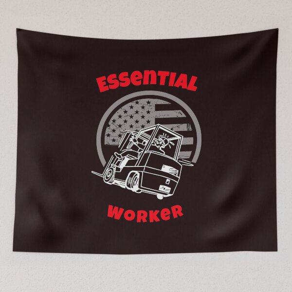 Item preview, Forklift Operator Essential Worker WR designed and sold by TeamsterLife.