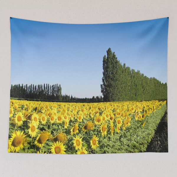 Item preview, Sunny sunflower field designed and sold by emporiumjulium.
