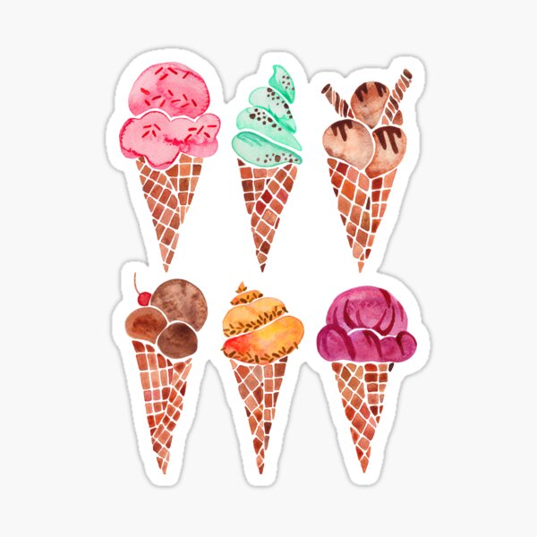 Item preview, Ice Cream Cones – Rainbow Palette designed and sold by Cat Coquillette.