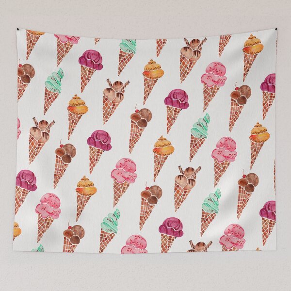 Item preview, Ice Cream Cones – Rainbow Palette designed and sold by Cat Coquillette.
