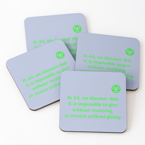 Item preview, Aa Saying & Slogan Aa Alcoholics Anonymous Clean Sober designed and sold by Tesijbesn.