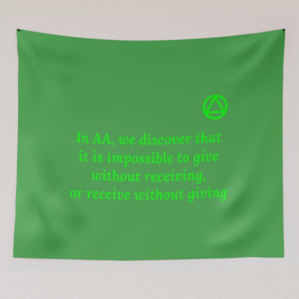 Item preview, Aa Saying & Slogan Aa Alcoholics Anonymous Clean Sober designed and sold by Tesijbesn.