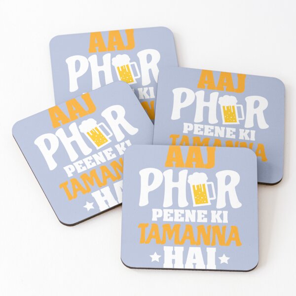 Item preview, Aaj Phir Peene Ki Desi Sarcastic Bollywood designed and sold by Tesijbesn.