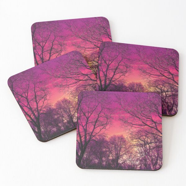 Item preview, Lonely Forest Sunset - Watercolor Painting 2 designed and sold by Unaiza Khalid.