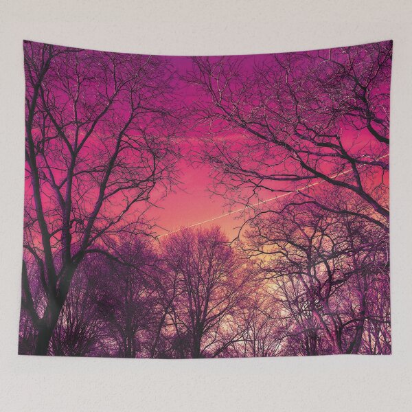 Item preview, Lonely Forest Sunset - Watercolor Painting 2 designed and sold by Unaiza Khalid.