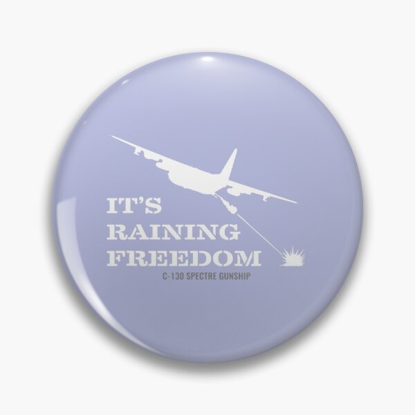 Item preview, Ac-130 Spectre Gunship It's Raining Freedom designed and sold by Tesijbesn.